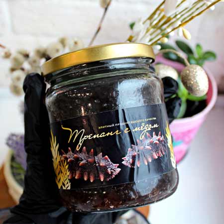 Купить Трепанг на меду Сила из моря, 500 мл. во Владивостоке