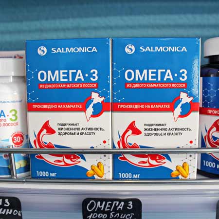 Купить OMEGA-3 из дикого Камчатского лосося, 1000 мг., 42 капсулы во Владивостоке