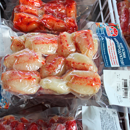 Мясо Камчатского краба очищенное в/м, Кулачок, 500 гр купить  во Владивостоке