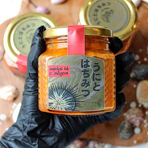 Купить Икра морского Ежа на меду, ст.б., 250 мл во Владивостоке
