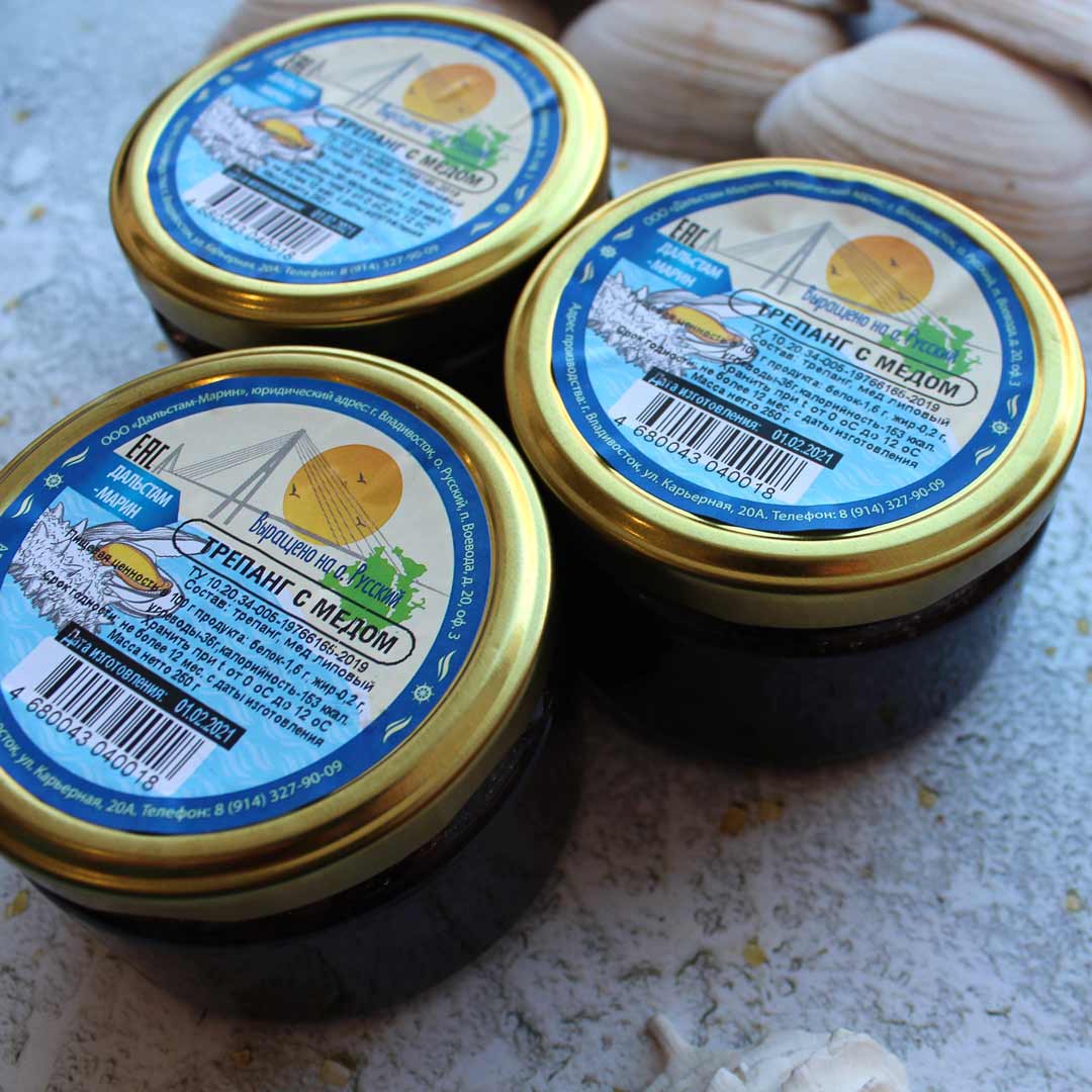 Купить Трепанг на меду Дальстам-Марин, ст.б, 250 мл во Владивостоке