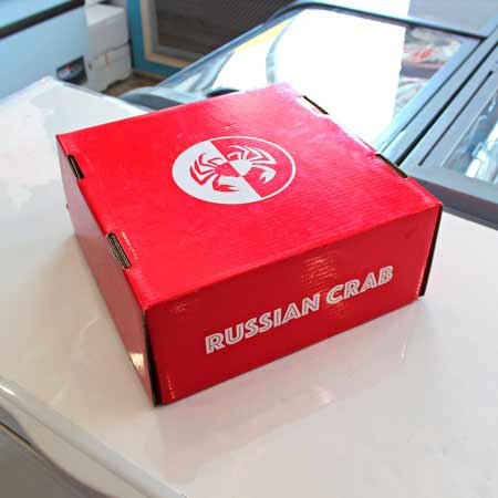 Камчатский краб "Русский краб", в подарочной коробке,  в/м (средний) купить  во Владивостоке