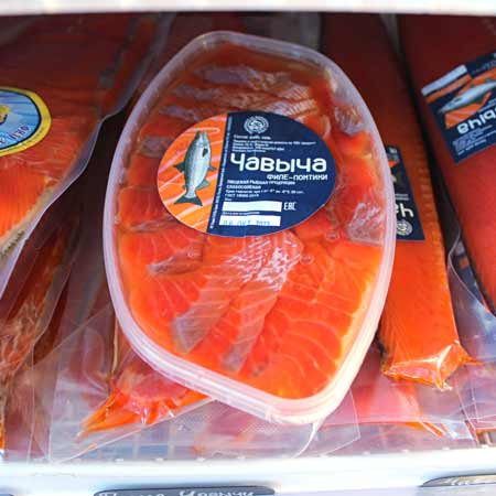 Филе чавычи в масле, охлаждённая (филе-ломтики), 200 гр купить во Владивостоке