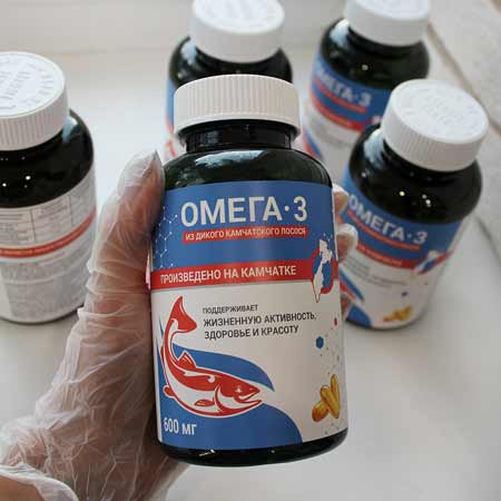 Купить OMEGA-3 из дикого Камчатского лосося, 600 мг., 240 капсул во Владивостоке!