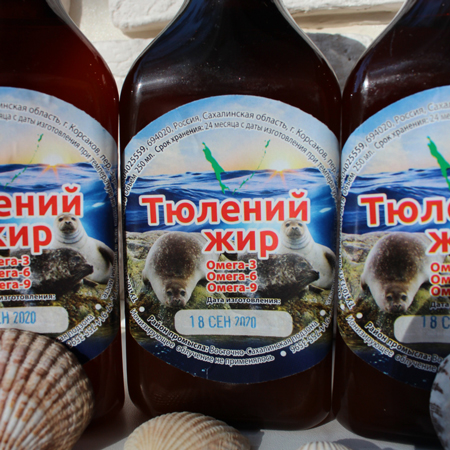 Купить Тюлений жир «Пищевой флакон», БАД, 250 мл. во Владивостоке