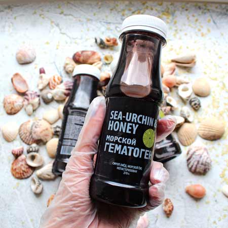 Купить Сироп «Морской гематоген» из морского ежа и мёда, 270 гр. во Владивостоке