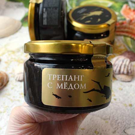 Купить Трепанг на меду Нереида, ст.б. 300 мл. во Владивостоке