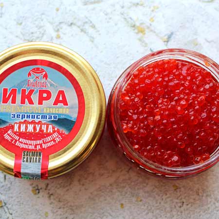 Купить красную икру кижуча с доставкой во Владивостоке. 