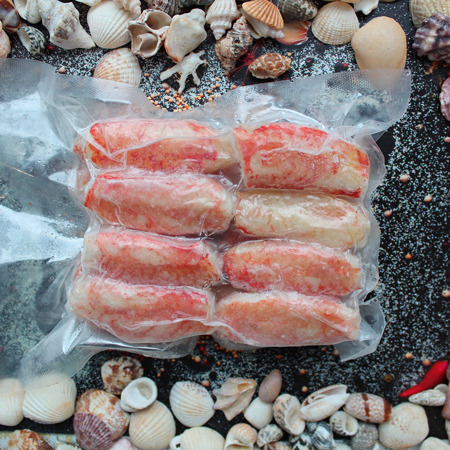 Мясо краба Волосатика очищенное в/м, Фаланга, 500 гр купить во Владивостоке