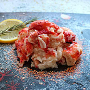 Мясо Камчатского краба очищенное в/м, МИКС салатное, 500 гр