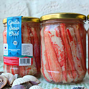 Краб Стригун консервированный, Фаланга, ст.б, 500 г